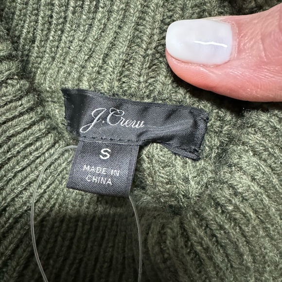 J. Crew Pom-pom Cable-knit Sweater Size Small NWT - Picture 5 of 9